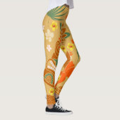 Tiki afdrukken leggings (Rechts)