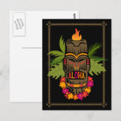 Tiki Aloha Briefkaart (Voorkant / Achterkant)
