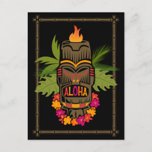 Tiki Aloha Briefkaart