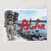Tiki Aloha Briefkaart (Voorkant)