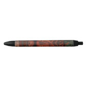  Tiki Aloha Hawaiian Rustic Tropisch eiland Blauwe Inkt Pen (Voorkant)