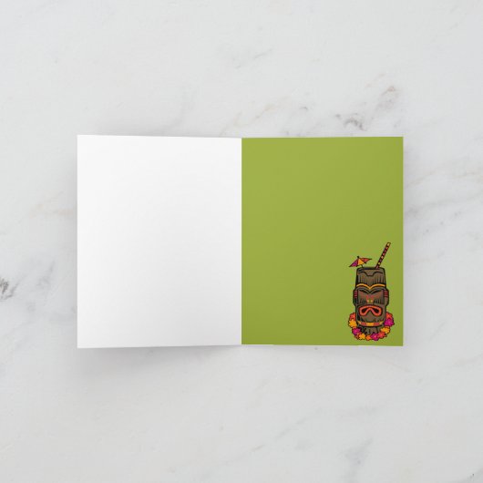 Tiki Aloha Kaart (Binnen)