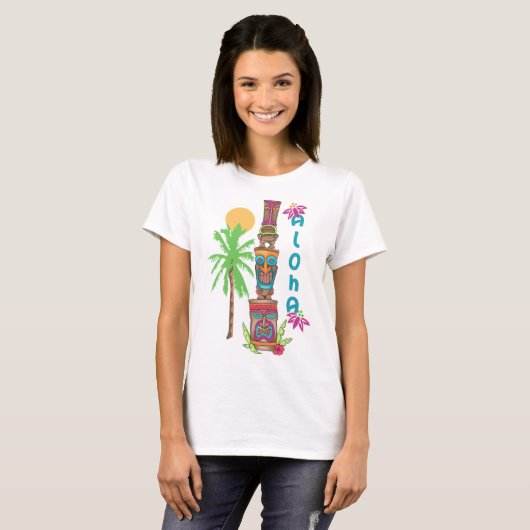 Tiki Aloha T-shirt (Voorkant volledig)