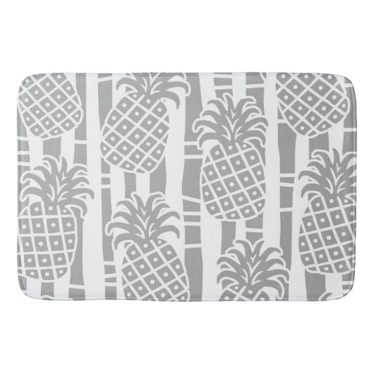 Tiki Ananas Bamboe Strepen Patroon Badmat (Voorkant)