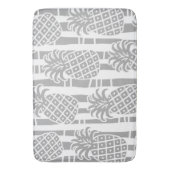 Tiki Ananas Bamboe Strepen Patroon Badmat (Voorkant Verticaal)