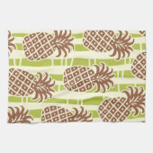 Tiki Ananas Bamboe Strepen Patroon Theedoek (Horizontaal)
