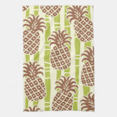 Tiki Ananas Bamboe Strepen Patroon Theedoek (Verticaal)