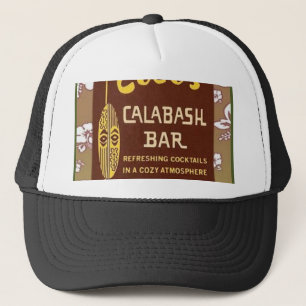 Tiki Art - Cocos Calabash Bar Trucker Pet