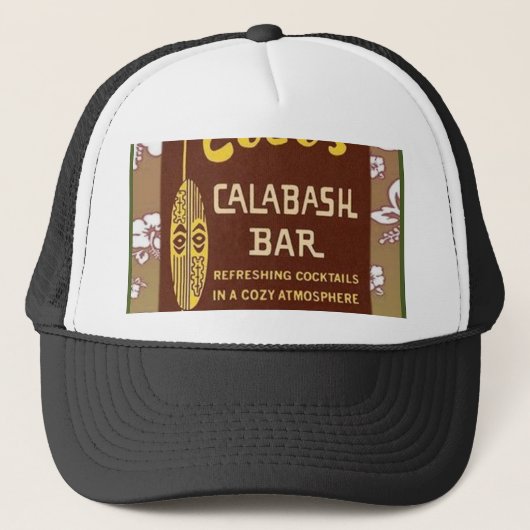 Tiki Art - Cocos Calabash Bar Trucker Pet (Voorkant)