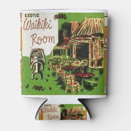 Tiki Art - Exotic Waikiki Room Blikjeskoeler (Voorkant)
