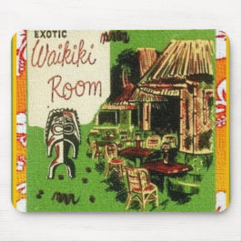 Tiki Art - Exotic Waikiki Room Muismat