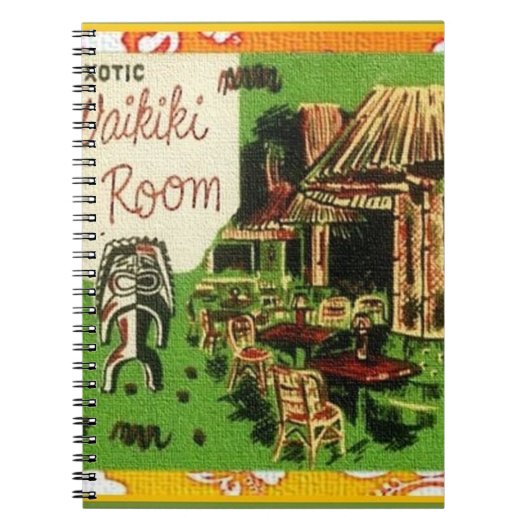 Tiki Art - Exotic Waikiki Room Notitieboek (Voorkant)