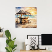 Tiki Bar - 3 - Poster (Thuiskantoor)
