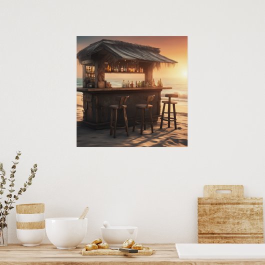 Tiki Bar - 6 - Poster (Keuken)