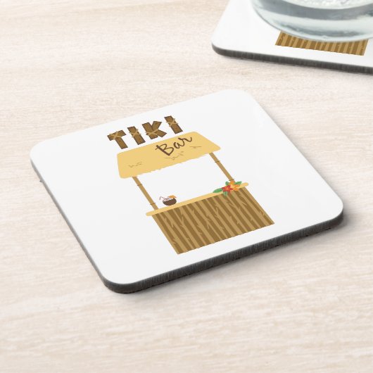 Tiki Bar Bier Onderzetter (Linkerzijde)