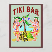 Tiki Bar Briefkaart (Voorkant)