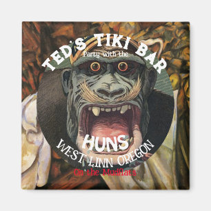 Tiki Bar Feest met de HUNS op de Modderbanken Magneet