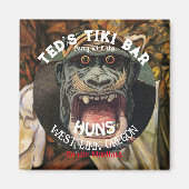 Tiki Bar-feest met de HUNS op het wad Magneet (Voorkant)