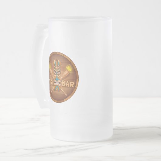 Tiki Bar Frosted Mok (Voorkant links)
