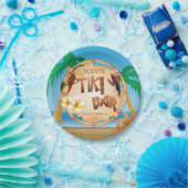 Tiki Bar - Gepersonaliseerd Papieren Bordje (Feest)