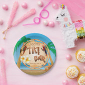 Tiki Bar - Gepersonaliseerd Papieren Bordje (Feest)