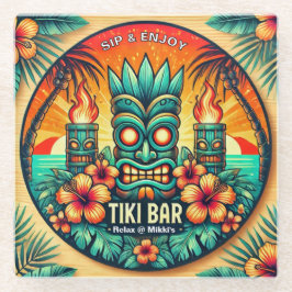 Tiki Bar Glass Onderzetter Glazen Onderzetter