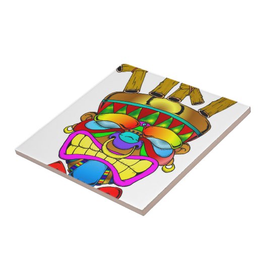 Tiki Bar God Tegeltje (Zijkant)