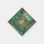 Tiki Bar&Grill Retro Cocktail servetten (Hoek)