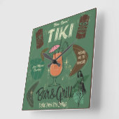 Tiki Bar&Grill wandklok (Hoek)