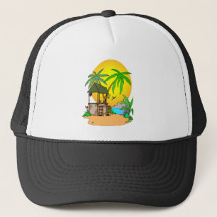 Tiki Bar Island Trucker Pet