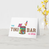 Tiki Bar Kaart (Gele Bloem)