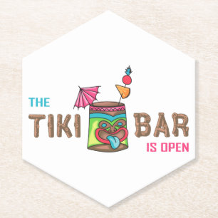 Tiki Bar Kartonnen Onderzetters
