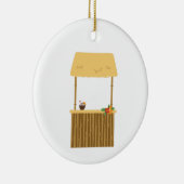 Tiki Bar Keramisch Ornament (Rechts)