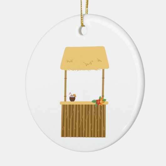 Tiki Bar Keramisch Ornament (Links)