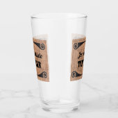 Tiki Bar met naam Bamboo Reed Achtergrond Glas (Rechts)