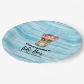  Tiki Bar Monogrammed Party Napkins Papieren Bordje (Gekanteld)