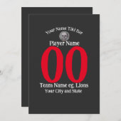 Tiki Bar-nummer naam stadstaat slogan T-Shirt Kaart (Voorkant / Achterkant)