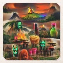 Tiki Bar-Onderzetter