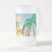 Tiki Bar-partij personaliseren Matglas Bierpul (Voorkant rechts)