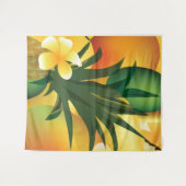 Tiki Bar Pineapple Hawaiian Tropiclal Lg Tapestry Wandkleed (Voorkant (horizontaal))