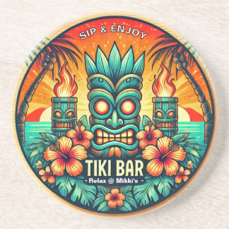 Tiki Bar Sandstone Onderzetter