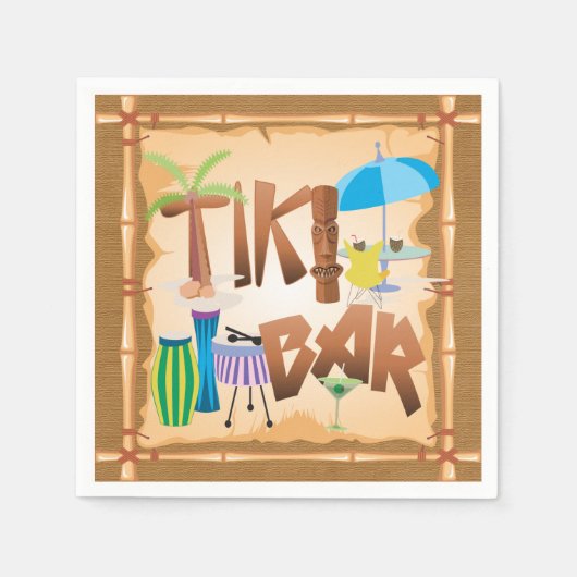 Tiki Bar Servet (Voorkant)
