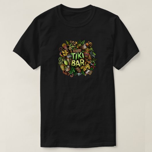 Tiki Bar T-shirt (Design voorkant)