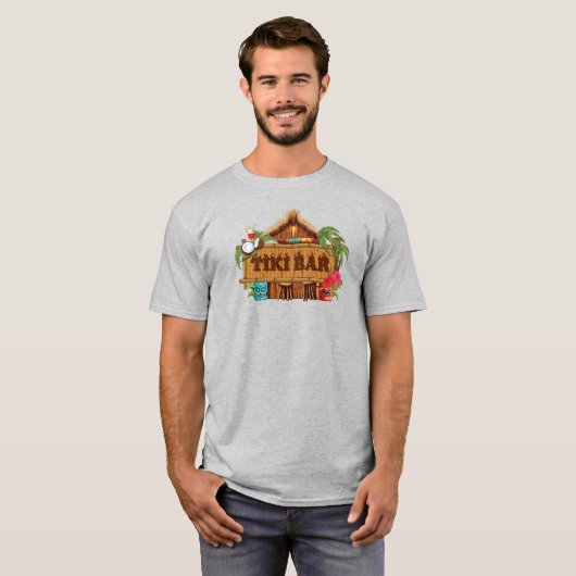 Tiki Bar T-shirt (Voorkant volledig)