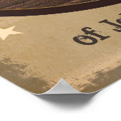 Tiki Bar-teken met Jouw naam(s) Poster (Hoek)