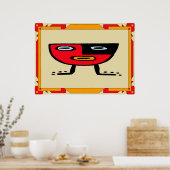 Tiki Bar-teken Poster (Keuken)