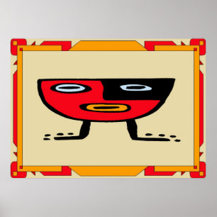 Tiki Bar-teken Poster