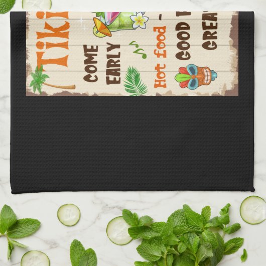 Tiki Bar Theedoek (Gevouwen)