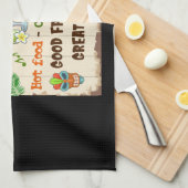 Tiki Bar Theedoek (Quarter Fold)