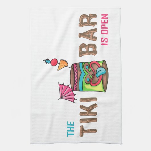 Tiki Bar Theedoek (Verticaal)